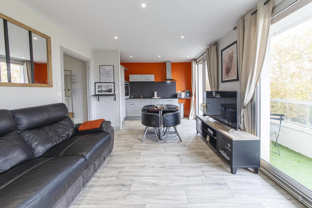 Chic Appartement Vue Sur Parc Au Calme Angers Luaran gambar