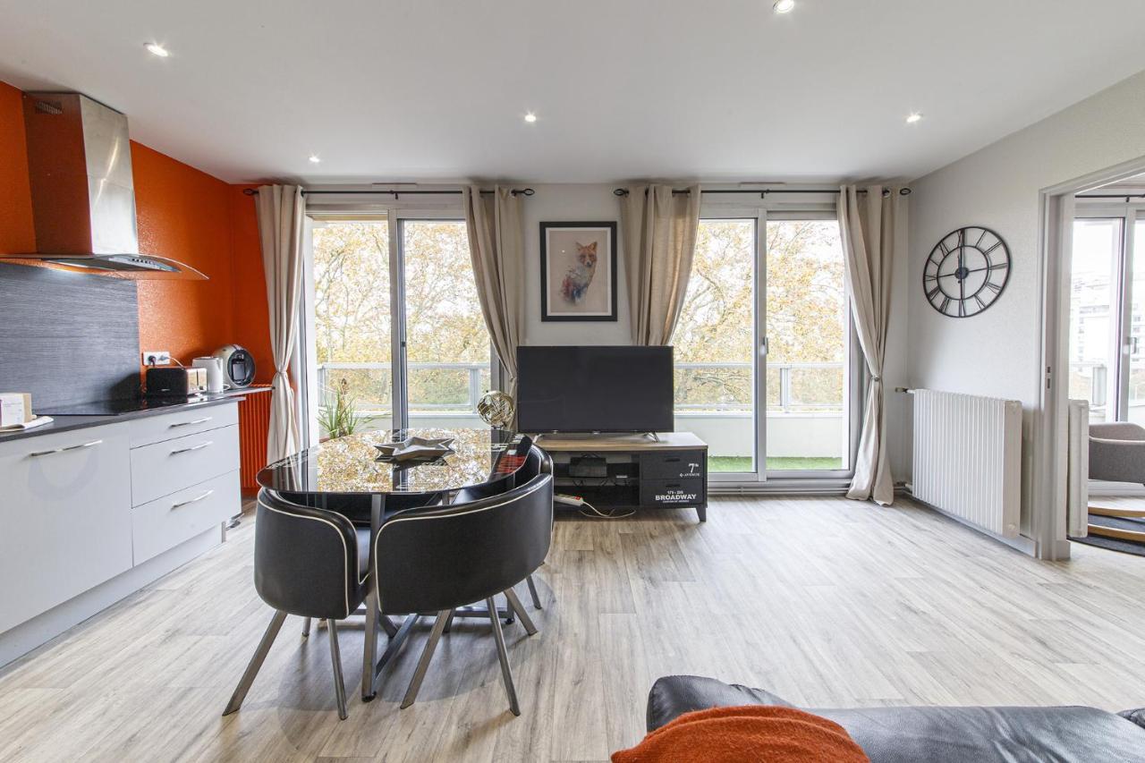 Chic Appartement Vue Sur Parc Au Calme Angers Luaran gambar
